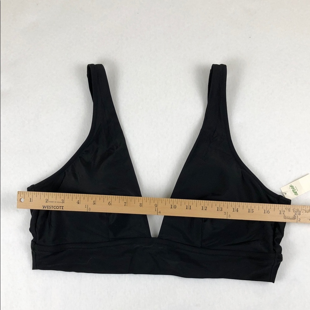 Aerie Plunge Longline Triangle Deep V Swim Bikini Top Sz XXL (S1) - Picture 6 of 10